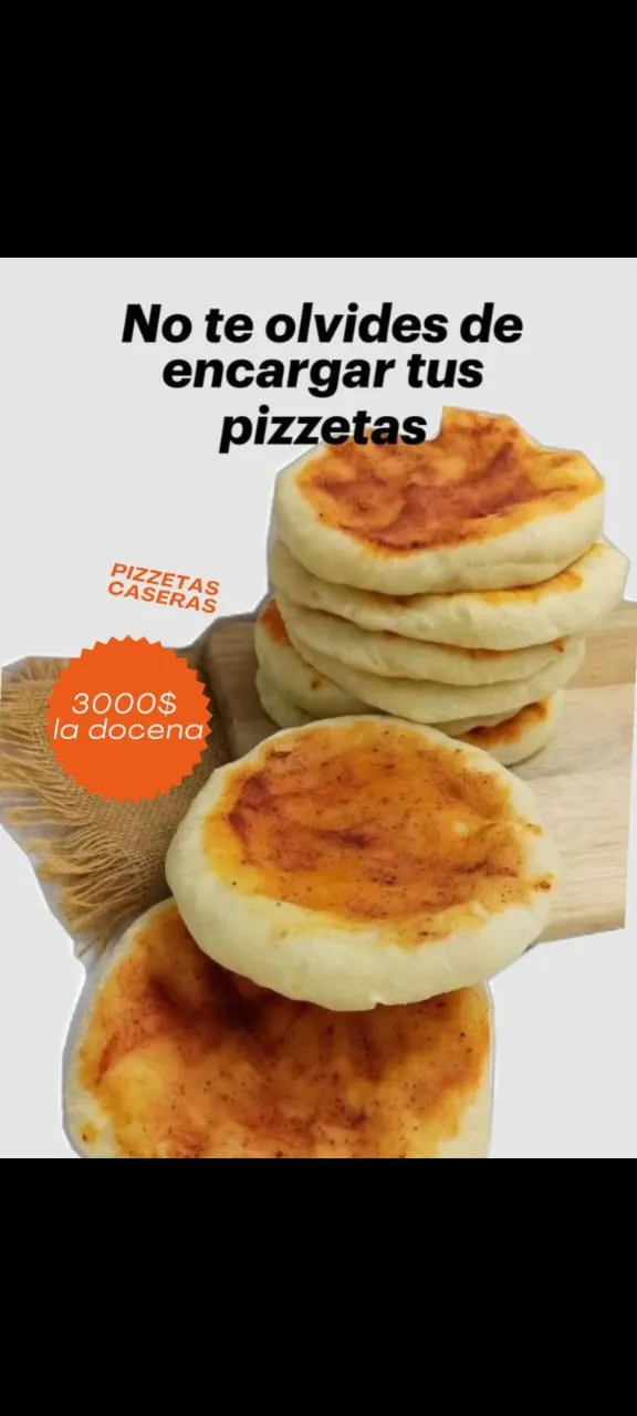 Pizzetas Con harina Comun